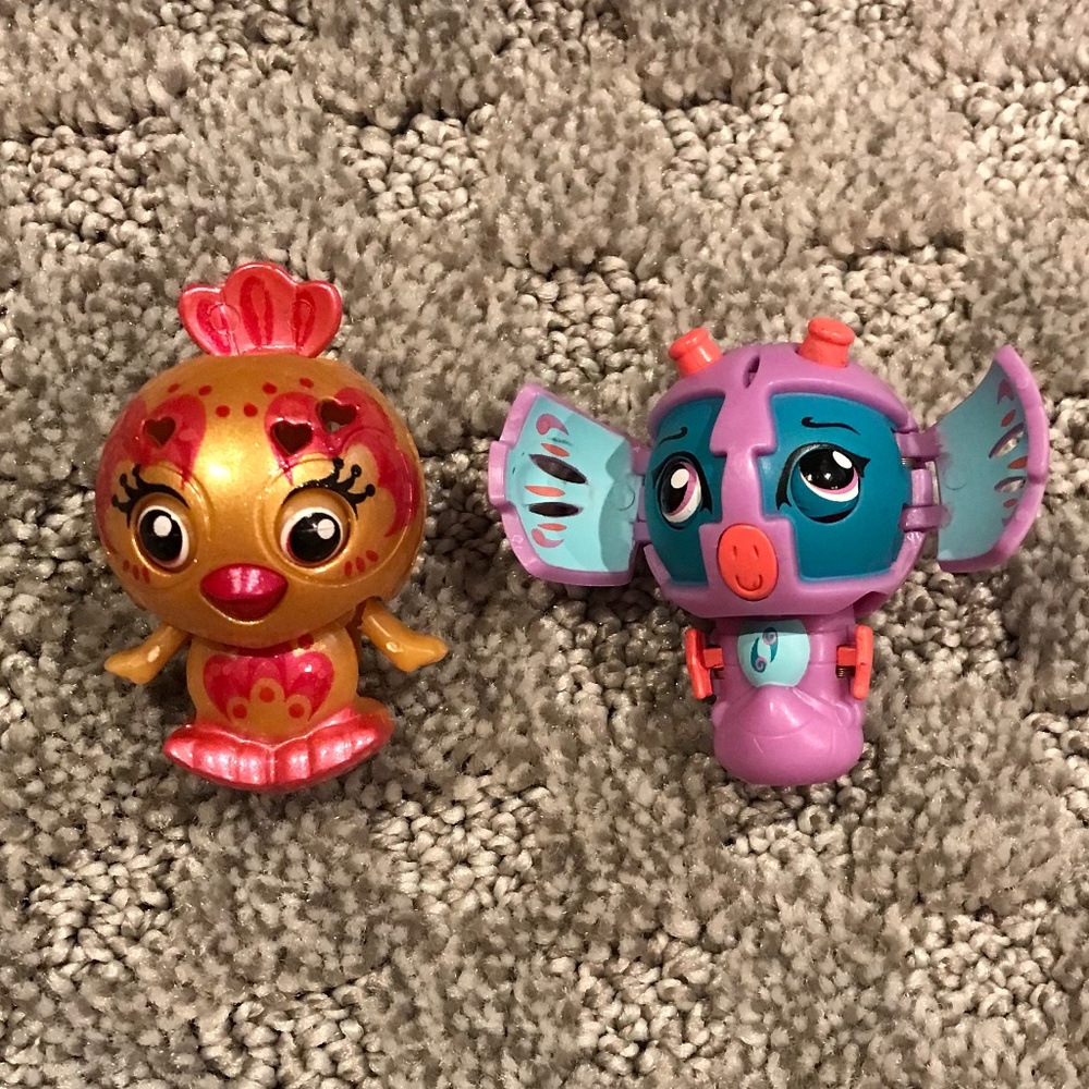 2 Zoobles spring to life collectibles